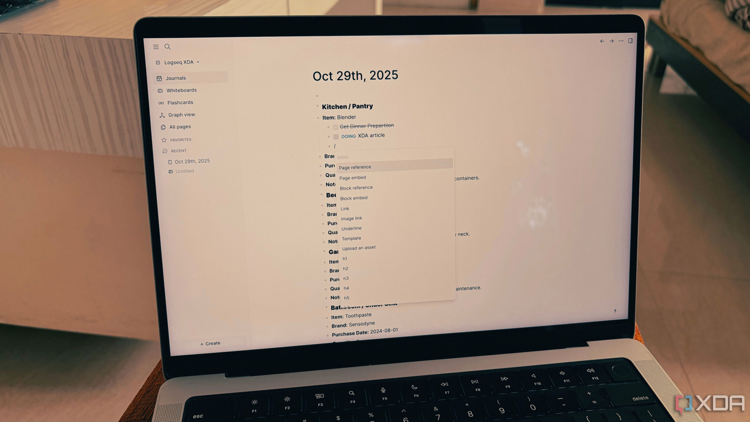 Logseq replaced three productivity apps once I stopped trying to organize it